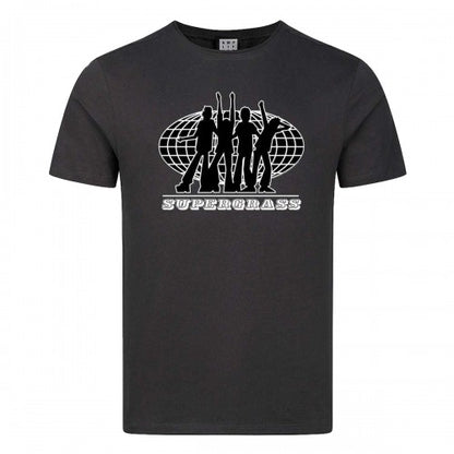 Front - Amplified Unisex Adult Supergrass 25 Logo T-Shirt