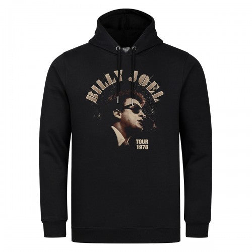 Front - Amplified Unisex Adult Tour 1978 Billy Joel Hoodie