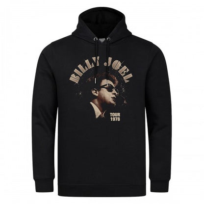Front - Amplified Unisex Adult Tour 1978 Billy Joel Hoodie