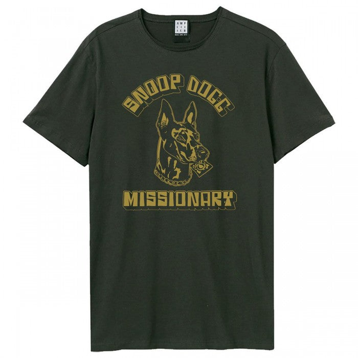 Front - Amplified Unisex Adult Missionary Snoop Dogg T-Shirt