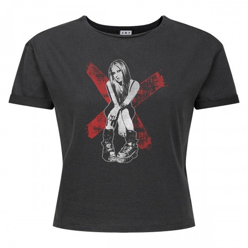 Front - Amplified Womens/Ladies Under My Skin Avril Lavigne Crop Top