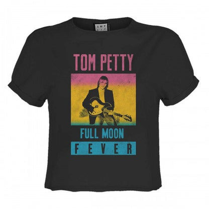 Front - Amplified Womens/Ladies Full Moon Fever Tom Petty & The Heartbreakers Crop Top