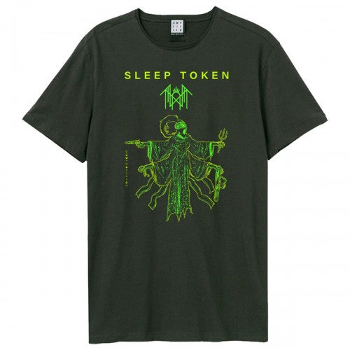 Front - Amplified Unisex Adult Sleep Token Bl Poster T-Shirt