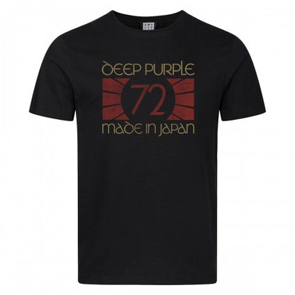 Front - Amplified Unisex Adult 1972 Deep Purple T-Shirt