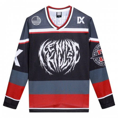 Front - Amplified Unisex Adult Ice Nine Kills Hockey Jersey