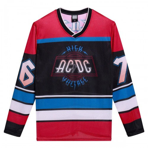 Front - Amplified Unisex Adult Acdc Hockey Jersey