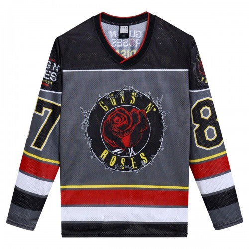 Front - Amplified Unisex Adult Guns N Roses Hockey Jersey