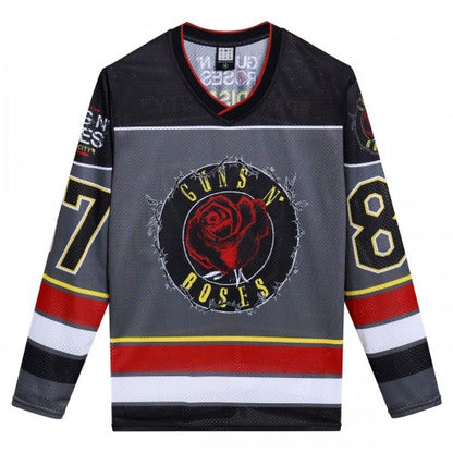 Front - Amplified Unisex Adult Guns N Roses Hockey Jersey