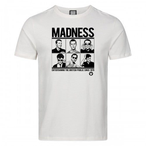 Front - Amplified Unisex Adult Entertaining The British Public 1979 Madness T-Shirt