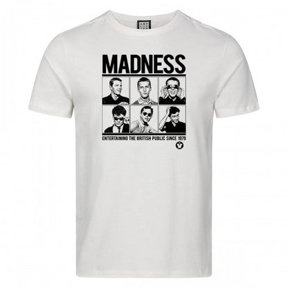 Front - Amplified Unisex Adult Entertaining The British Public 1979 Madness T-Shirt