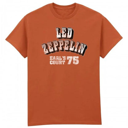 Front - Amplified Unisex Adult Earl´s Court 75 Led Zeppelin T-Shirt