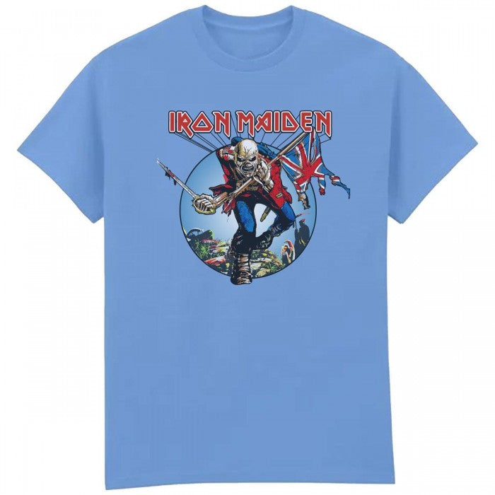 Front - Amplified Unisex Adult The Trooper Iron Maiden T-Shirt