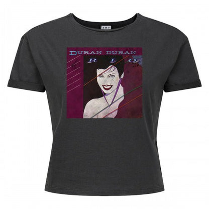 Front - Amplified Womens/Ladies Rio Duran Duran Crop Top