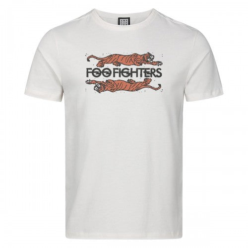 Front - Amplified Unisex Adult Tiger Foo Fighters T-Shirt