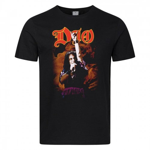 Front - Amplified Unisex Adult Dio Devil Horns Cotton T-Shirt