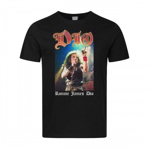 Front - Amplified Unisex Adult Ronnie James Dio Graphic Print Cotton T-Shirt