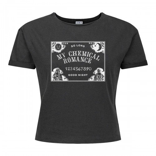 Front - Amplified Womens/Ladies Ouija My Chemical Romance Crop Top