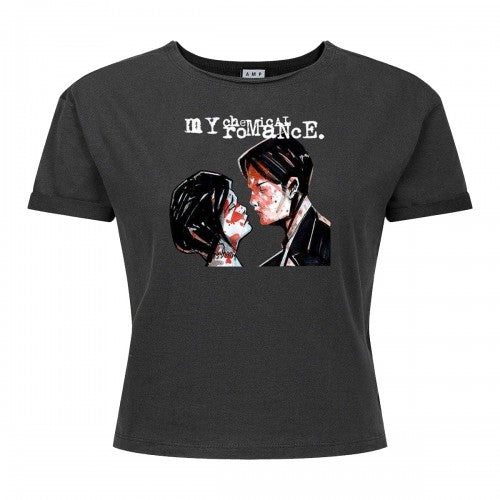 Front - Amplified Womens/Ladies Three Cheers My Chemical Romance Crop Top