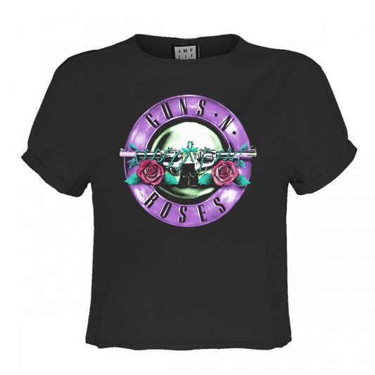 Front - Amplified Womens/Ladies Tonal Bullet Guns N Roses T-Shirt