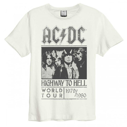 Front - Amplified Unisex Adult Highway To Hell Tour AC/DC T-Shirt