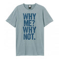 Front - Amplified Unisex Adult Why Me Liam Gallagher T-Shirt