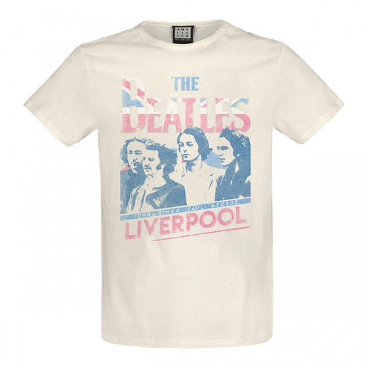 Front - Amplified Unisex Adult Liverpool 2nd Edition The Beatles T-Shirt