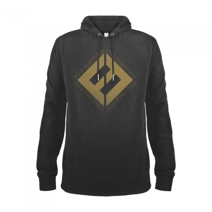 Front - Amplified Unisex Adult Concrete & Gold Foo Fighters Hoodie