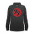Front - Amplified Unisex Adult Double F Logo Foo Fighters Hoodie