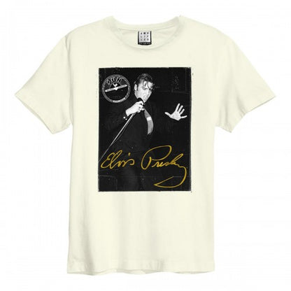 Front - Amplified Unisex Adult Portrait Live Sun Records & Elvis T-Shirt