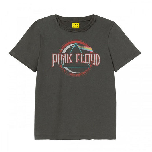 Front - Amplified Childrens/Kids On The Run Pink Floyd T-Shirt