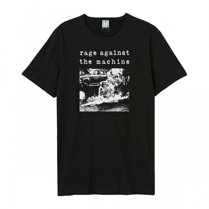 Front - Amplified Unisex Adult Monk Fire Rage Against the Machine T-Shirt