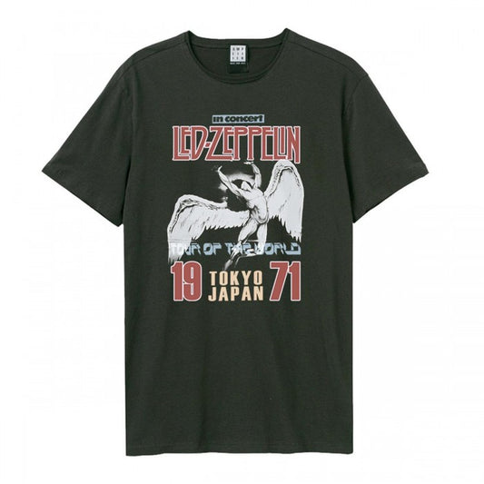 Front - Amplified Unisex Adult Tokyo 71 Led Zeppelin T-Shirt