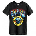 Front - Guns N Roses Unisex Adult Skeleton Drum Guns N Roses T-Shirt
