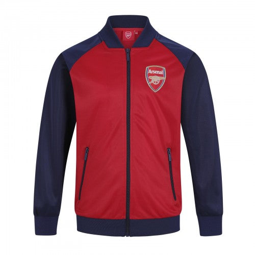 Front - Arsenal FC Boys Retro Track Jacket