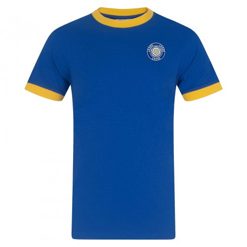 Front - Leeds United FC Mens Retro T-Shirt