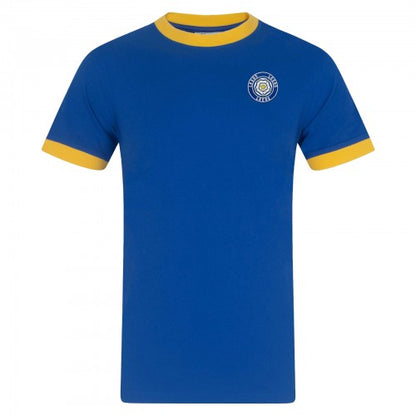 Front - Leeds United FC Mens Retro T-Shirt