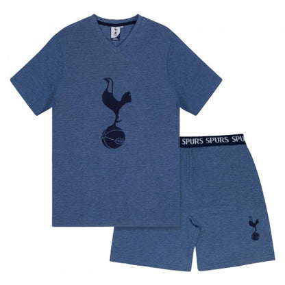 Front - Tottenham Hotspur FC Mens Sublimated Short Pyjama Set
