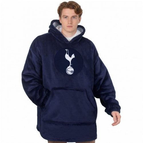 Front - Tottenham Hotspur FC Mens Oversized Blanket Hoodie