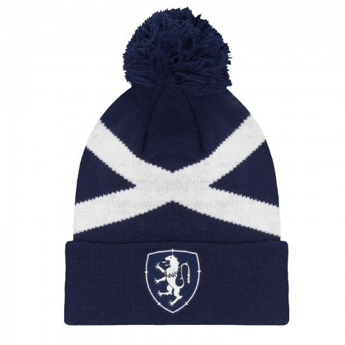 Front - Fan Originals Scotland Retro Knitted Beanie