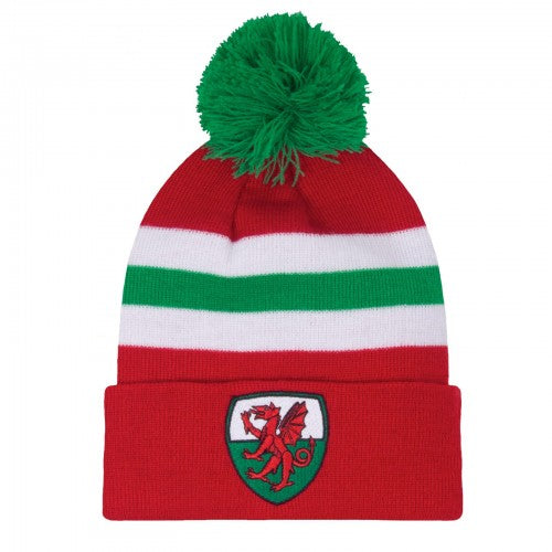 Front - Fan Originals Wales Retro Embroidered Beanie