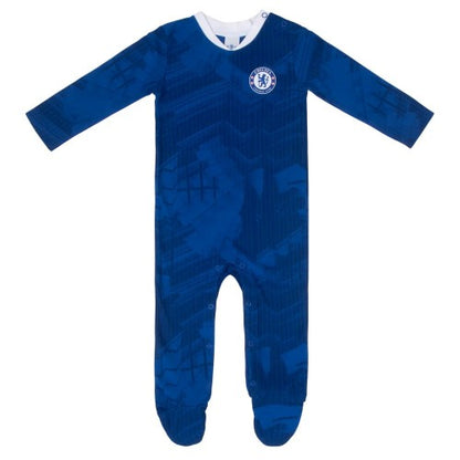 Front - Chelsea FC Baby Sleepsuit