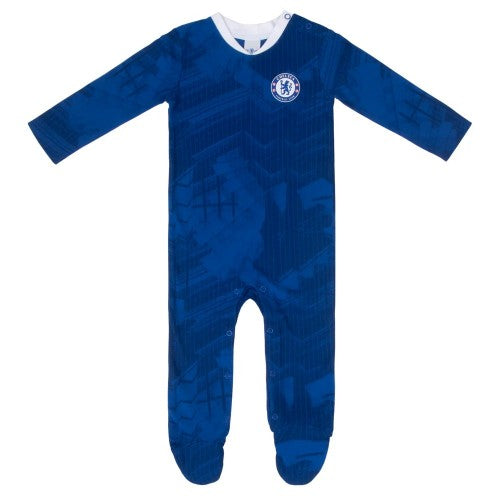 Front - Chelsea FC Baby Sleepsuit