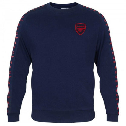 Front - Arsenal FC Mens Taped Sweatshirt