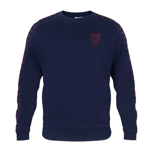 Front - West Ham United FC Mens Taped Sweatshirt
