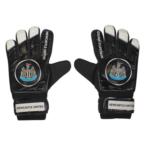 Front - Newcastle United FC Boys Crest Goalkeeper Gloves