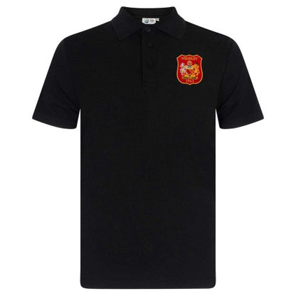 Front - Fan Originals Mens Wembley 1963 Football Polo Shirt