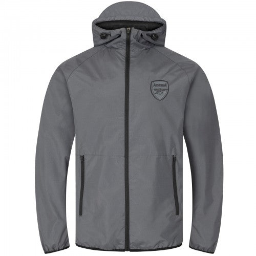 Front - Arsenal FC Mens Windproof Jacket