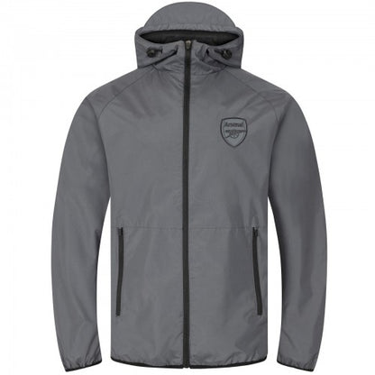 Front - Arsenal FC Mens Windproof Jacket