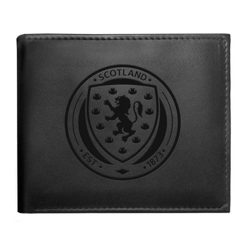 Front - Scottish FA Crest Faux Leather Football Wallet