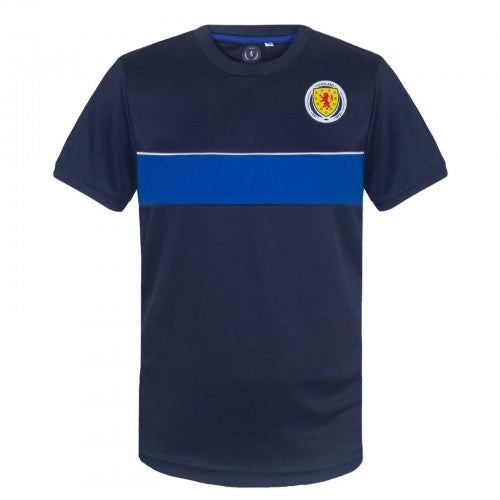 Front - Scottish FA Boys Mc Gregor 8 Polyester T-Shirt